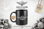 Preview: ZÜNDAPP Tasse – Schwarz Edles Design mit dem ikonischen Zündapp Emblem auf beiden Seiten